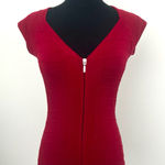 Charlotte Russe  Vibrant Red Front Zip Top in Size S Photo 0