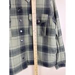 Lucky Brand  Womens Flannel Shirt Jacket Size L Plaid Fleece Lined Shacket Grunge Photo 11
