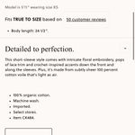 J.Crew  Embroidered lace-trim button-up shirt in cotton voile Photo 1