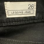 Gap 1969 WOMENS COATED BIKER LEGGING JEANS black size 26 Photo 11