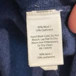 Vineyard Vines Woman Cashmere Wool Blend Sweater Medium Oversized Vented Hem Photo 5