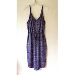 Athleta  Size XS  S Heathered Purple Athletic Tank Midi Dress Elastic‎ Waist Photo 1