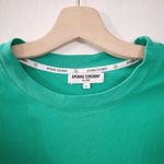 Opening Ceremony  Cropped Banded Tshirt Top Kelly Green Photo 1