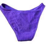 Wild Fable Women's Purple Plisse Textured Bikini Bottom - Size Small - NWT Photo 3