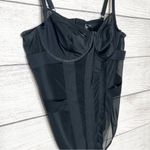 Torrid Black Sheer Mesh Strappy Bodysuit Lingerie Size 4X Photo 6