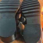 Bernardo  Women's Sasha Chunky Heel Strappy Sandal Black Antique Calf Size 9M Photo 5