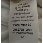 Mistress Rocks Sexy Ruched Cropped Siren White Long Sleeve Top Size Small NEW Photo 15