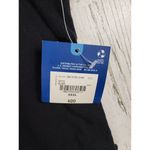 Arizona Jeans NWT  Co Black Ribbed Ruffle Crop Lace-Up Top Women's Size XXXL Photo 5