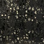 American Flirt Womens Open Knit Crochet Top Sz L Boho Hippie Festival Whimsigoth Black Size L Photo 5