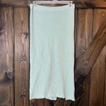 MPC Minkpink Ribbed Knit Pencil Knee Length Skirt Green Photo 1