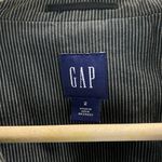 Gap  Gray Pin Stripe Long Sleeve Blazer Womens Size 2 Career Work Wear Photo 3