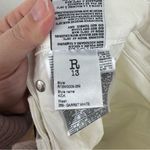R13  NWT Kick Garret White Jeans Size 26 Photo 5
