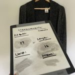 Jordache silver gray one button cardigan shrug knit style warm comfortable Photo 1