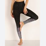 Beyond Yoga NWT  Alloy Ombre Crop Tank and Leggings Workout Set in Hologram Photo 9