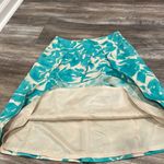 LK Bennett  aquamarine brushstroke mirage a line skirt Photo 3