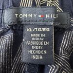 Tommy Hilfiger All Over Logo Capri Pajama Pants Navy White Womens XL Photo 6