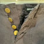 Pam & Gela  Uniform Step‎ Hem Double Stripe Pant in Vintage Black Size 26 Photo 3