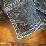 Calvin Klein Peplum Denim Jacket Fitted Size Small Jean Jacket 90’s Y2K vintage Blue Photo 1