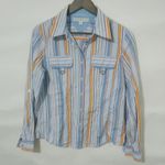 Tommy Hilfiger  12 Blue Gold Striped Rings Top Photo 11