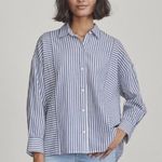 Elizabeth and James  Stripe Button Down Shirt Photo 0