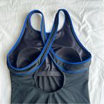 Lands' End Lands’ End • one piece swimsuit black full coverage sporty x back Photo 3