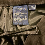 Evan Picone Evan Piccone black linen blend pants.‎  Size 14. Fullly lined. Photo 4