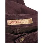 Just USA  Purple Jeans Skinny Legs Light Puckering Size 28 Photo 4