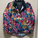 Lauren James Floral Anorak Jacket Size Large Photo 0