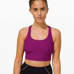 Lululemon Energy Bra Long Line Ribbed *Medium Support, B–D Cup
Deep Fuschia 6 Photo 0