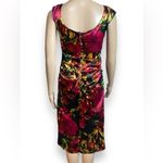 London Style  Nights Party Floral Sleeveless Midi Dress Size 8 (Fits like a 4/6) Photo 8