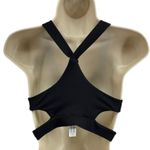 Athletic Works HALARA  Black Crisscross Wrap Sports Bra Tank Top Women's Size S Photo 2