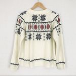 Vintage Fair Isle Crewneck Sweater | Size M White Size M Photo 12