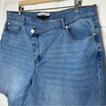 Eloquii  Elements Plus Size Denim Shorts Cross Front Detail 16‎ Photo 2