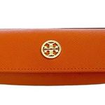 Tory Burch  Orange Case Eyeglass Gold Eyeglasses Reading Glasses Logo Pouch Glass Photo 0