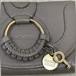 See By Chloe See by Chloé Leather Wallet in Motty Gray Photo 4