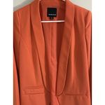 Trouvé Women’s Draped Collar Blazer Jacket Coral Open Front Structured SZ XS Photo 8