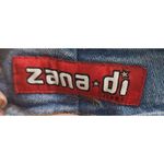Zana Di  Denim Capri‎ Frayed Hem Cropped Jeans Blue Wash Juniors Size 9 Photo 3