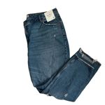 Abercrombie & Fitch NWT  "Curve Love" High Rise Mom Denim Distressed Jeans Photo 1