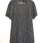 City Chic Plus Size VANITY XS Little Miss Dress Black Checkered Plaid Mini Shift Photo 1