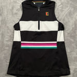 Nike  Court Top Small Black Power Slam Tank Colorblock Tennis Activewear Sport Photo 0