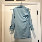 Nasty Gal Plunging Front Tie Mini Shirt Dress Photo 4