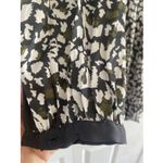 Pepe Jeans  London Women's Medium Animal Print Dress Y2K Long Sleeve Flowy Mini Photo 3