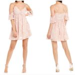 Lovers + Friends X Revolve Wishful Floral Embroidered Dress Blush Pink Nude NWT Photo 12