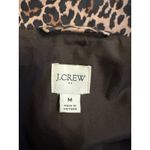 J.Crew  Leopard Print Puffer Vest Size Medium Photo 3