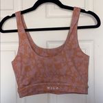 Wilo The Label Contour Floral Sports Bra Pink Size L Orange Size L Photo 1