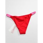 AQUA Bikini Bottom Swimwear Red Pink Beachwear Size Small NEW Photo 4