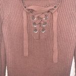 Hippie Rose  Tie Front sweater Photo 2