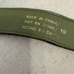 Vintage 70s Floral Green Belt Photo 2