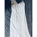 Lulus NWT  Feeling of Forever White Sleeveless Mermaid Maxi Dress Size Medium Photo 10
