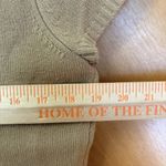 Talbots  Petites Cashmere Blend Short Sleeve Sweater Brown Medium‎ Photo 5